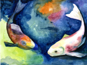 Fish Jerrika Shi, age 15 (River of Words artwork) 