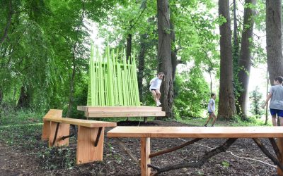 Art and Biomimicry Collide to Create Discovery Elementary School’s “Nature’s Hideout”